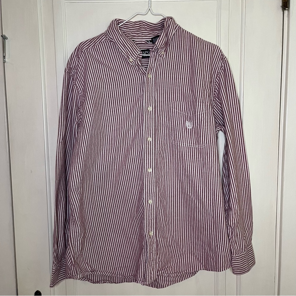 Chaps Red & White Stripe XL